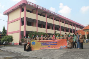 sosialisasi prokes sman 10 surabaya